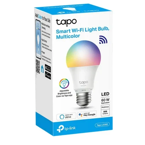 Smart Light Bulb TP-LINK Tapo L530E, E27, Multicolor 