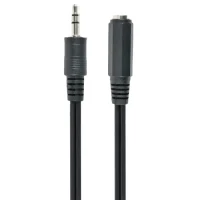 Audio Cable Cablexpert CCA-423, 3.5mm 3-pin (F) - 3.5mm 3-pin (M), 1,5m, Black 2
