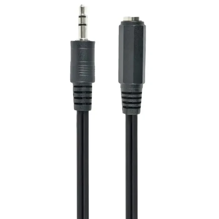 Audio Cable Cablexpert CCA-423, 3.5mm 3-pin (F) - 3.5mm 3-pin (M), 1,5m, Black 2