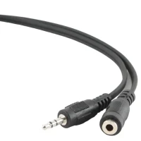 Audio Cable Cablexpert CCA-423, 3.5mm 3-pin (F) - 3.5mm 3-pin (M), 1,5m, Black 3
