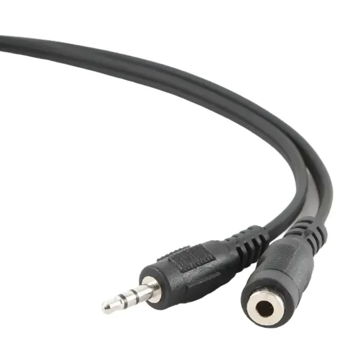 Audio Cable Cablexpert CCA-423, 3.5mm 3-pin (F) - 3.5mm 3-pin (M), 1,5m, Black 3