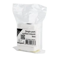 Socket for wall mounting Cablexpert NCAC-1F5E-01, White 2