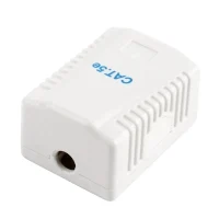Socket for wall mounting Cablexpert NCAC-1F5E-01, White 3