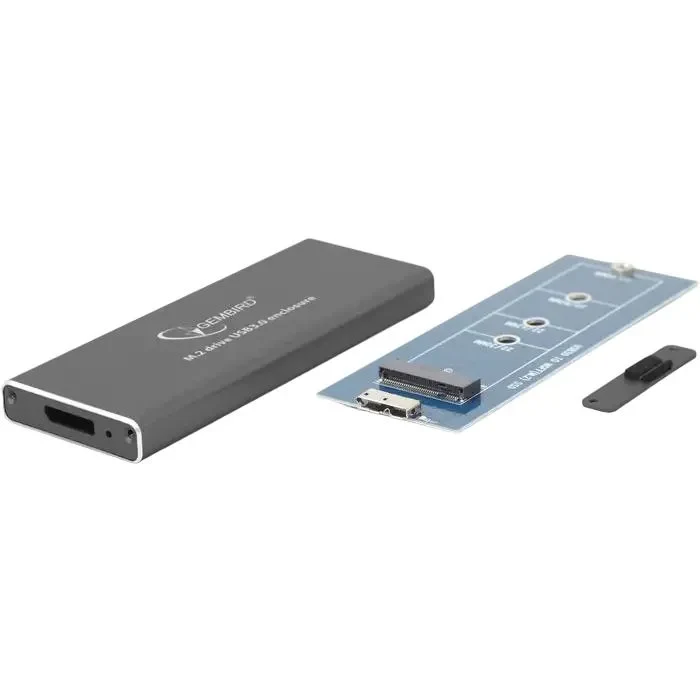 Portable Enclosure Kit Gembird EE2280-U3C-01, Grey 5