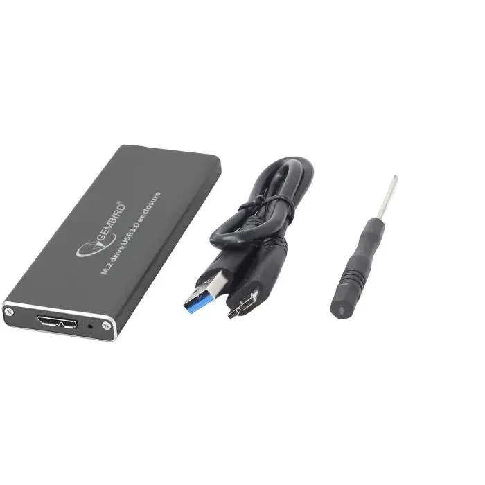 Portable Enclosure Kit Gembird EE2280-U3C-01, Grey 2