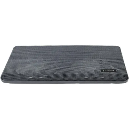 Notebook cooling stand Gembird NBS-2F15-05, 15,6", Black