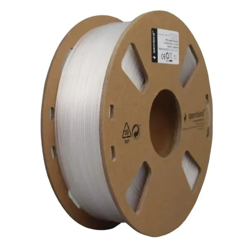 Filament for 3D printer Gembird 3DP-PETG1.75-01-NAT, PETG, Transparent, 1.75 mm, 1 kg