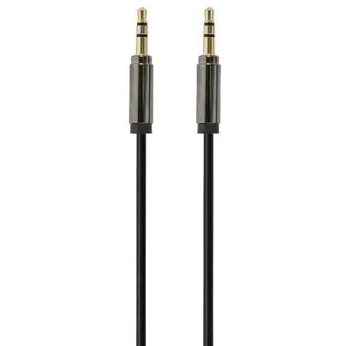 Audio Adapter Cablexpert CCAP-444-0.75M, 3.5mm 3-pin (M) - 3.5mm 3-pin (M), 0,75m, Black 3