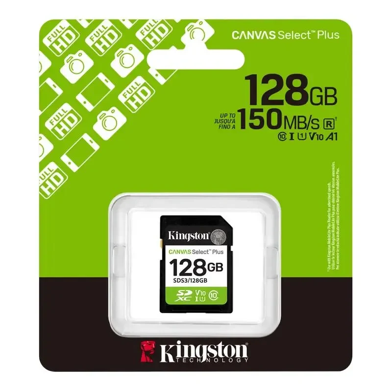 Memory Card Kingston Canvas Select Plus, 128GB (SDS3/128GB) 3