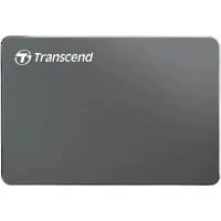 External Portable HDD Transcend StoreJet 25C3, 2 TB, Grey (TS2TSJ25C3N) 2
