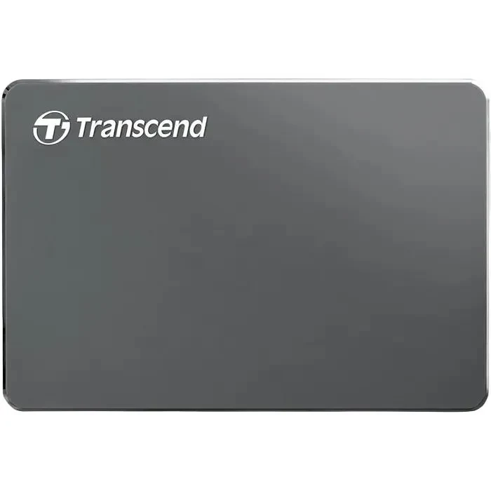 External Portable HDD Transcend StoreJet 25C3, 2 TB, Grey (TS2TSJ25C3N) 2