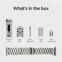Watch Strap Spigen Modern Fit, Stainless steel, Silver 5