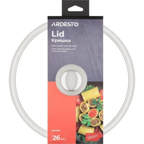 Lid Ardesto Lid Gemini AR0726G, 26cm, Stainless Steel