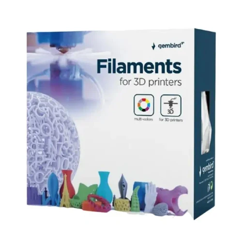 Filament for 3D printer  Gembird 3DP-ABS1.75-01-BW, ABS, Blue | White , 1.75 mm, 1 kg