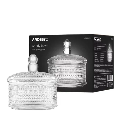 Candy bowl Ardesto AR5020, Transparent