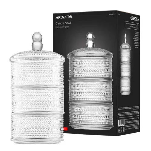 Candy bowl Ardesto AR5021, Transparent