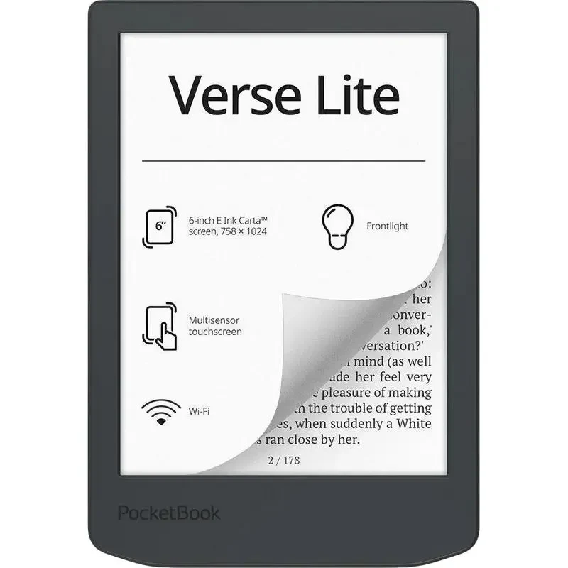 eBook Reader PocketBook 619 Verse Lite, Grey 3