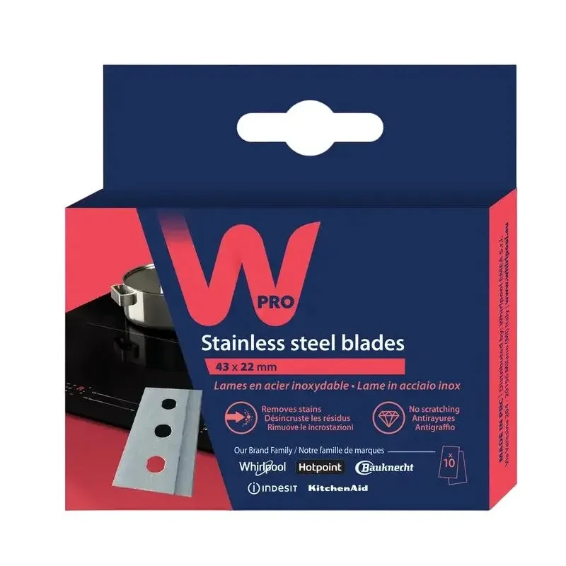 Replacement blades for cleaning scraper Whirlpool 484000008557 2