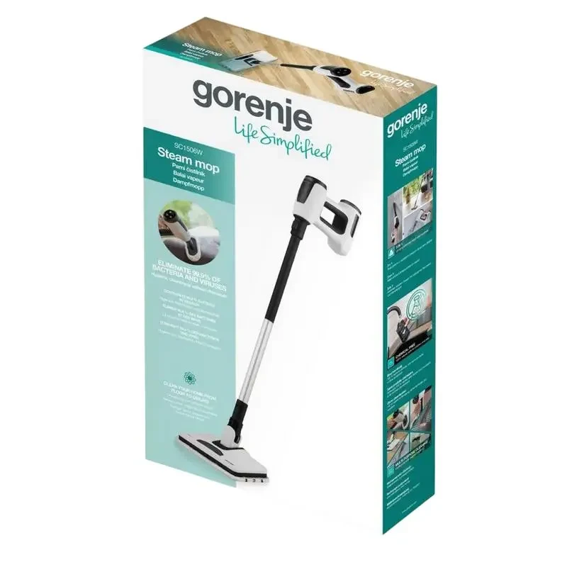 Steam Cleaner Gorenje SC1506W, White 6