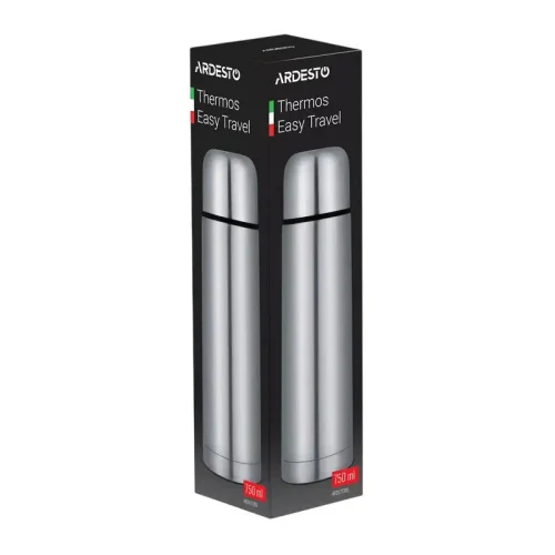 Thermos Ardesto AR2675TBS, 0,75L, Silver
