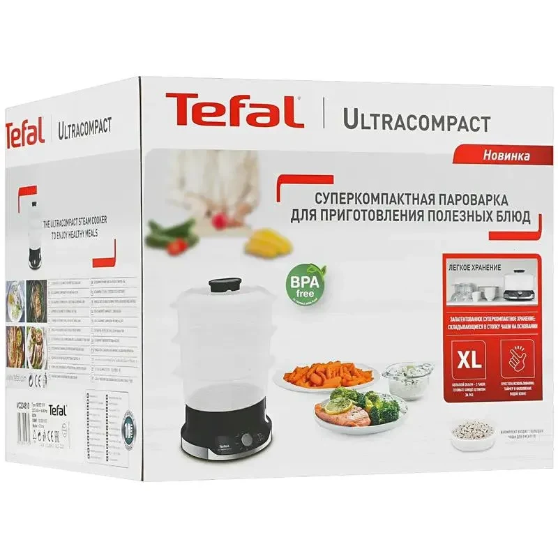 Food Steamer Tefal VC204810, Black 4