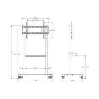 Display Mobile  stand StarBoard IBD-3110 2