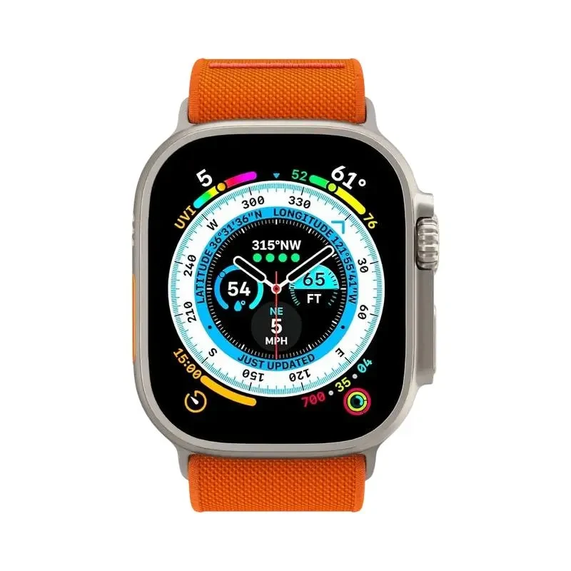Watch Strap Spigen Lite Fit Ultra, Nylon, Orange 6