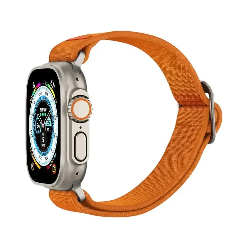 Watch Strap Spigen Lite Fit Ultra, Nylon, Orange 10