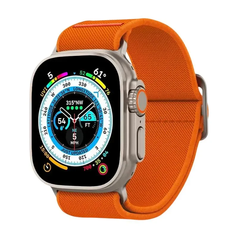 Watch Strap Spigen Lite Fit Ultra, Nylon, Orange 12
