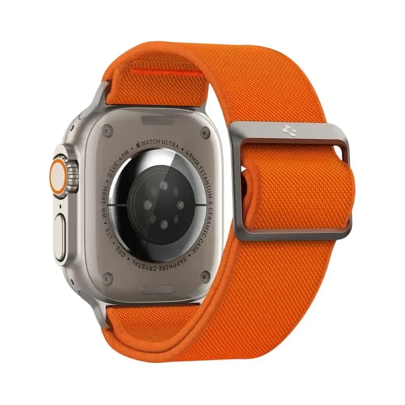 Watch Strap Spigen Lite Fit Ultra, Nylon, Orange 3
