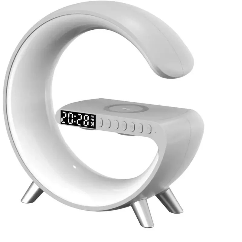 Alarm Clock G-Shaped NH-69, White 3