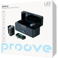 Portable Recording Microphone Proove Ripple, Wireless/Wired Analog, Black 5
