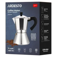 Geyser coffee maker Ardesto AR0809AI, Stainless Steel 6