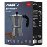 Geyser coffee maker Ardesto AR0809AGS, Grey 5