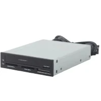 Memory Card Reader Gembird FDI2-ALLIN1-03, Grey 3