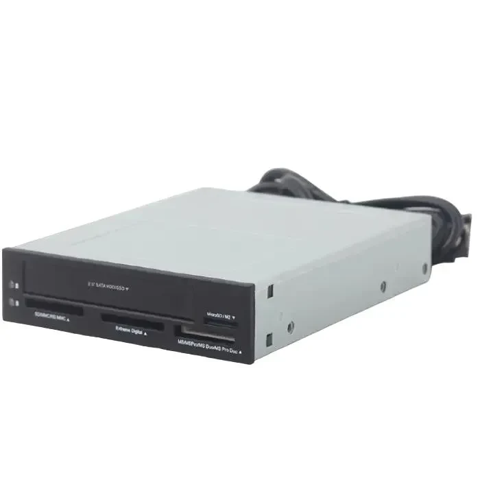 Memory Card Reader Gembird FDI2-ALLIN1-03, Grey 3