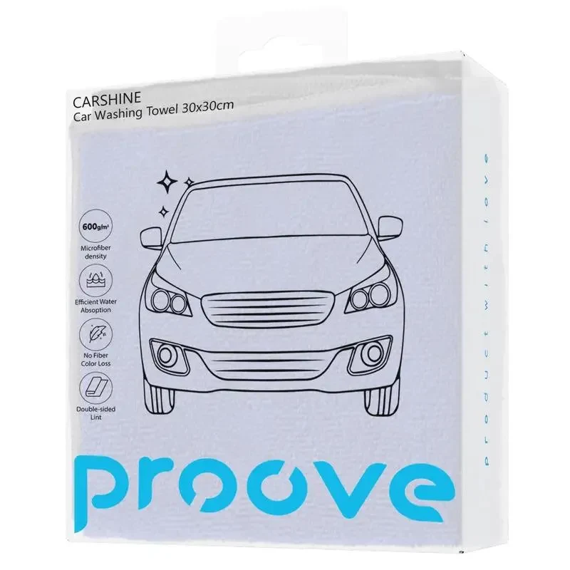 Car washing towel Proove Carshine, Gray | Blue 5