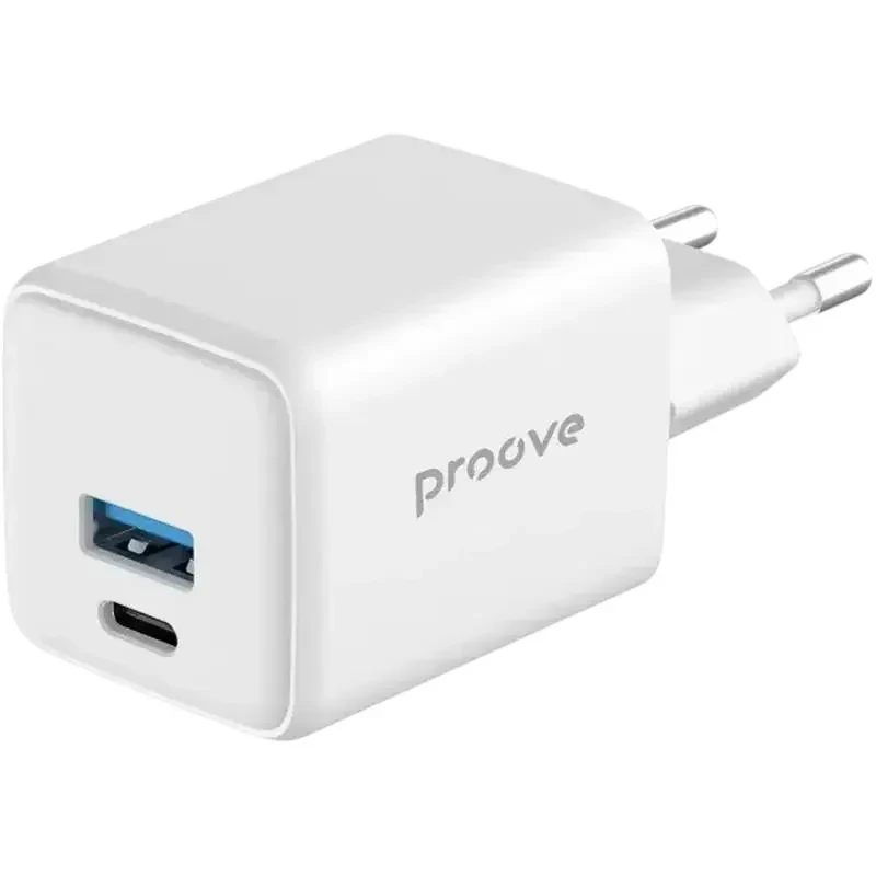 Incarcator Proove Pocket Gan 30W (Type-C + USB), White 2