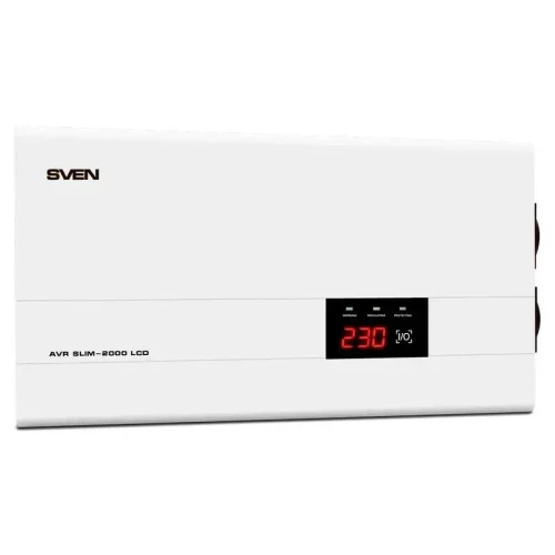 Automatic Voltage Regulator SVEN SLIM AVR-2000 LCD, 2000VA