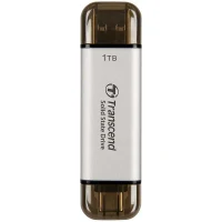 External Portable SSD Transcend ESD310S, 1 TB, Silver (TS1TESD310S) 2