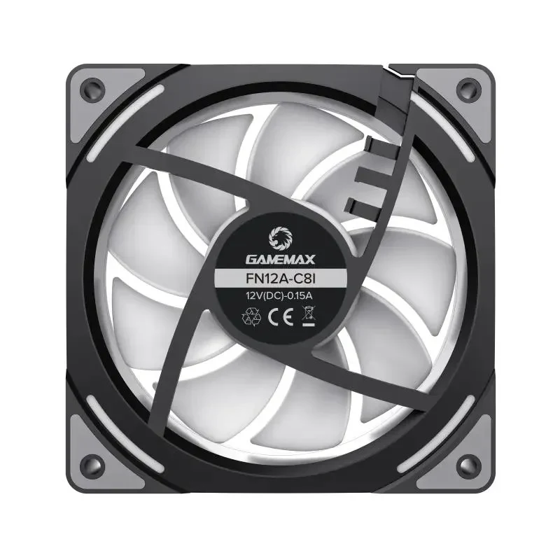 Case Fan Gamemax FN12A-C8I, 120 mm 4