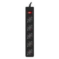 Power Strip SVEN SF-05E, 5 Outlets, 1,8m, Black 2
