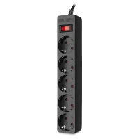 Power Strip SVEN SF-05E, 5 Outlets, 1,8m, Black 3