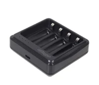 Battery Charger Gembird BC-USB-03, Black