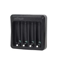 Battery Charger Gembird BC-USB-03, Black 2