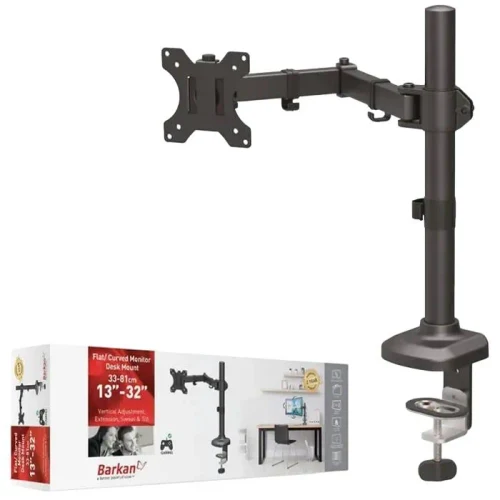 Desktop Monitor Stand BARKAN M121T, Black