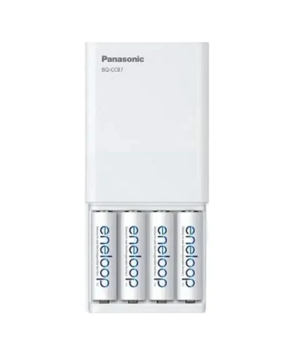 Battery Charger Panasonic BQ-CC87USB, White 5