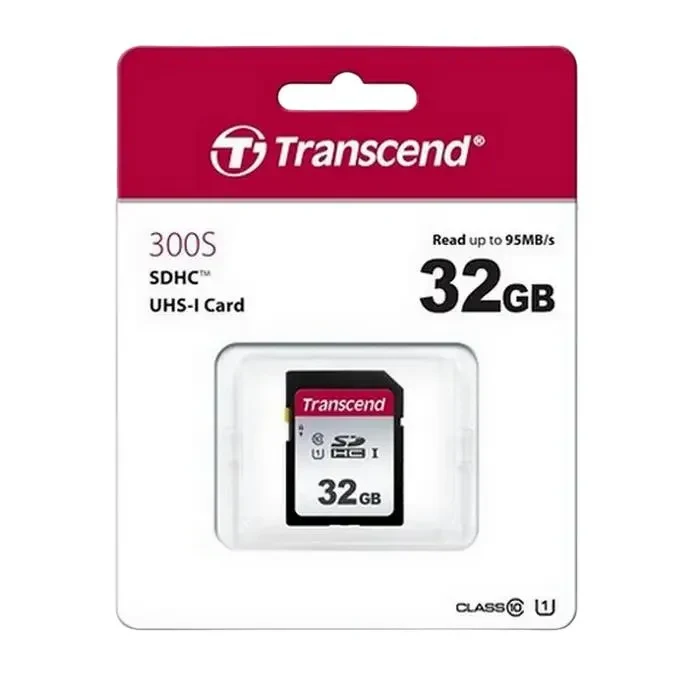Memory Card Transcend SDHC Class 10, 32GB (TS32GSDC300S) 2