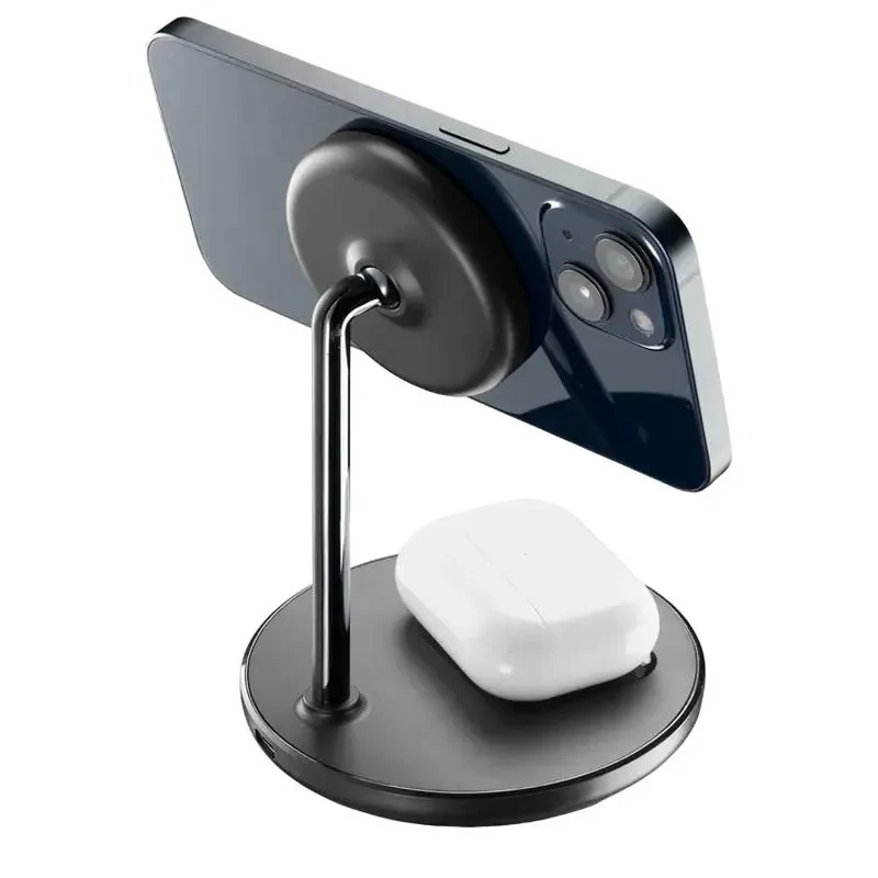 Wireless Charger Cellularline Mag Duo, 7.5W, Black 2