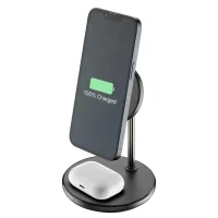 Wireless Charger Cellularline Mag Duo, 7.5W, Black 3